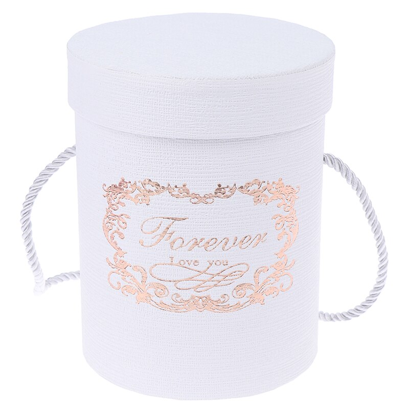 165*120mm Süssigkeit Bar Boxen runden Blume Papier Boxen Deckel Umarmung Eimer florist Verpackung Kasten Party Hochzeit liefern: 2