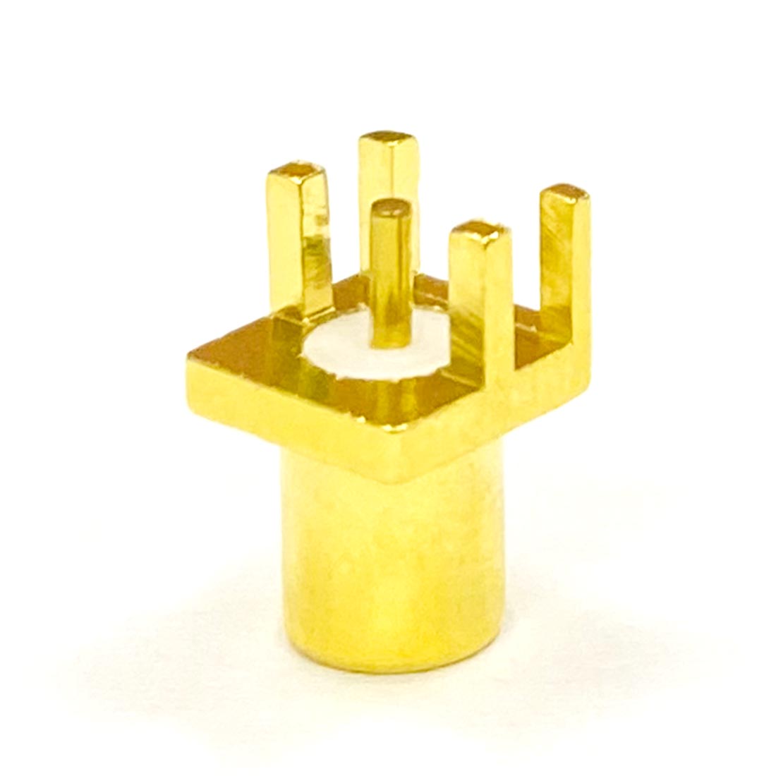 1PC MCX Female Jack RF Coax Connector Edge PCB Mount Straight Goldplated