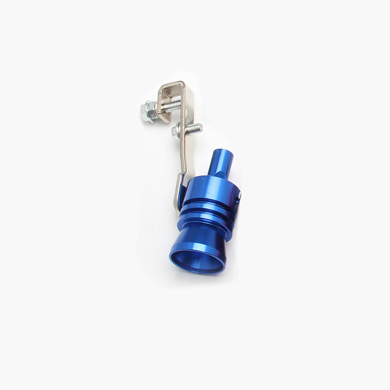 XL Universal Car Turbo Whistle Motorcycle Refitting Turbo Whistle Exhaust Pipe Sound Turbo Tail Auto Car Blow-off Valve Whistle: Blue S