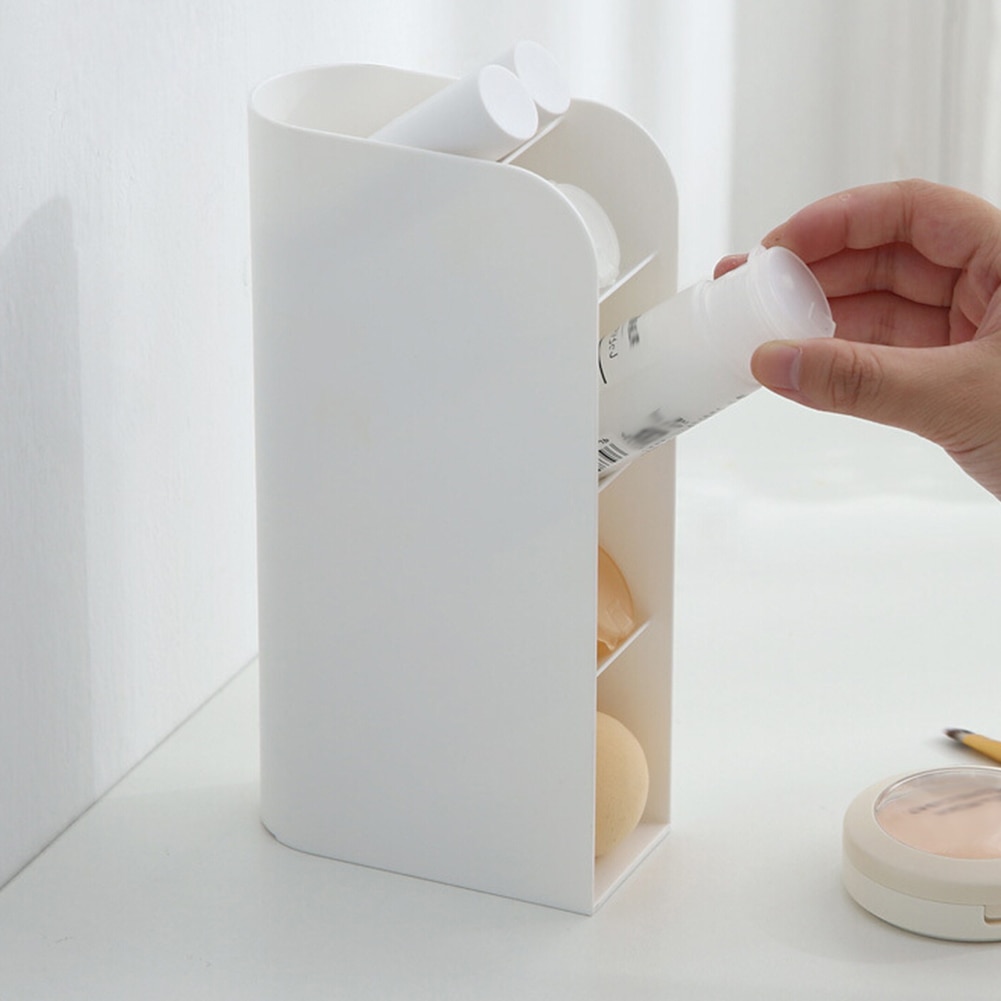 Vertical Storage Box Pencil Pen Brushes Cosmetics Tool Holder Organizer Case