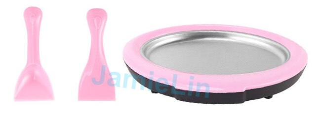 JamieLin Fried Yogurt Machine Household Mini Fruit Frying Ice Maker Children Self-made Fry Ice Cream Plate