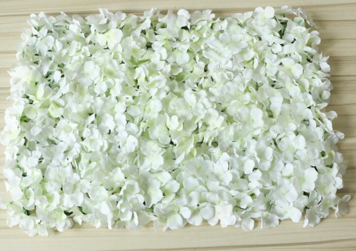 60 x 40cm kunstige silke blomsterpaneler, roser, peoner, hortensia blomsterbakgrunn for bryllupsfest blomsterveggdekorasjon: 4