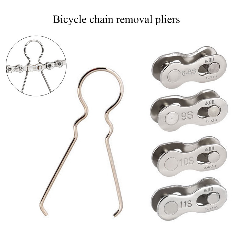 Bicycle Repair Tools Stainless Steel Chain Link MTB Road Bike Chain Hooks Connecting Aid Tools