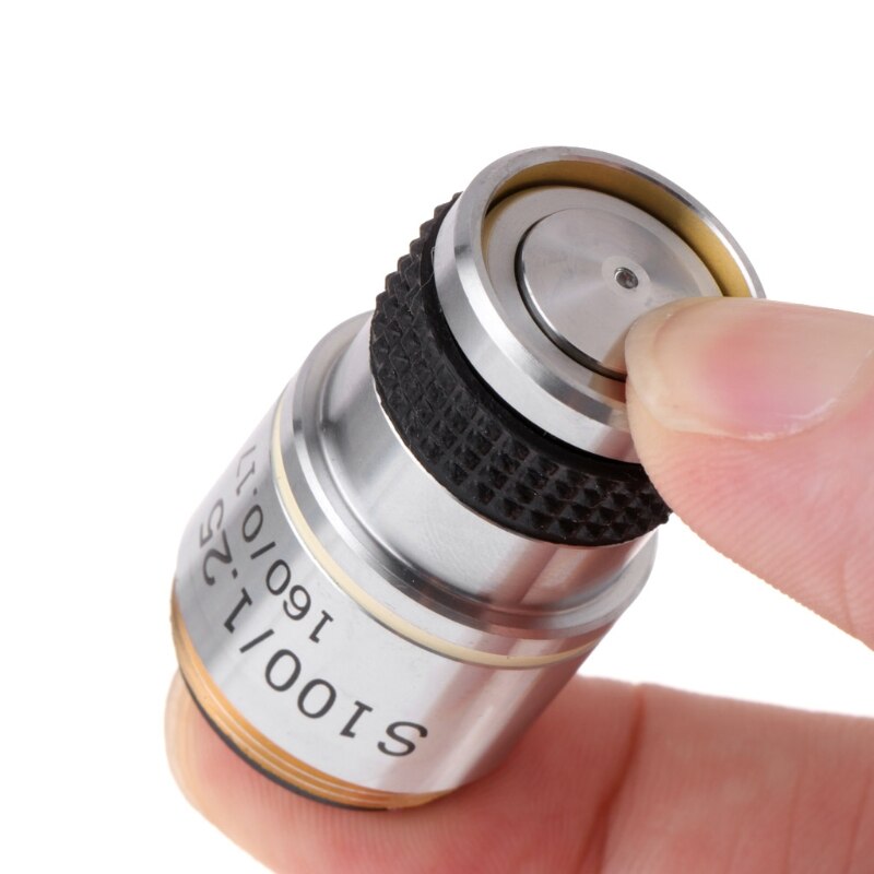 4X 10X 40X 100X Achromatic Objective Lens for Biological Microscope 185