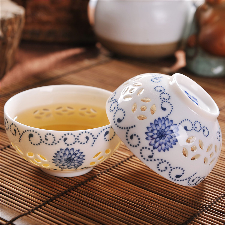 TANGPIN blauw-wit prachtige keramische theepot waterkokers thee cup porselein chinese kung fu thee set drinkware