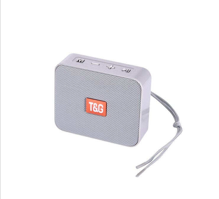 Mini Altoparlante TG166 Lettore Portatile di musica Con Radio FM Bluetooth Altoparlanti Subwoofer Esterno Chiamata Hands-free de som altavoces: TG166-Gray