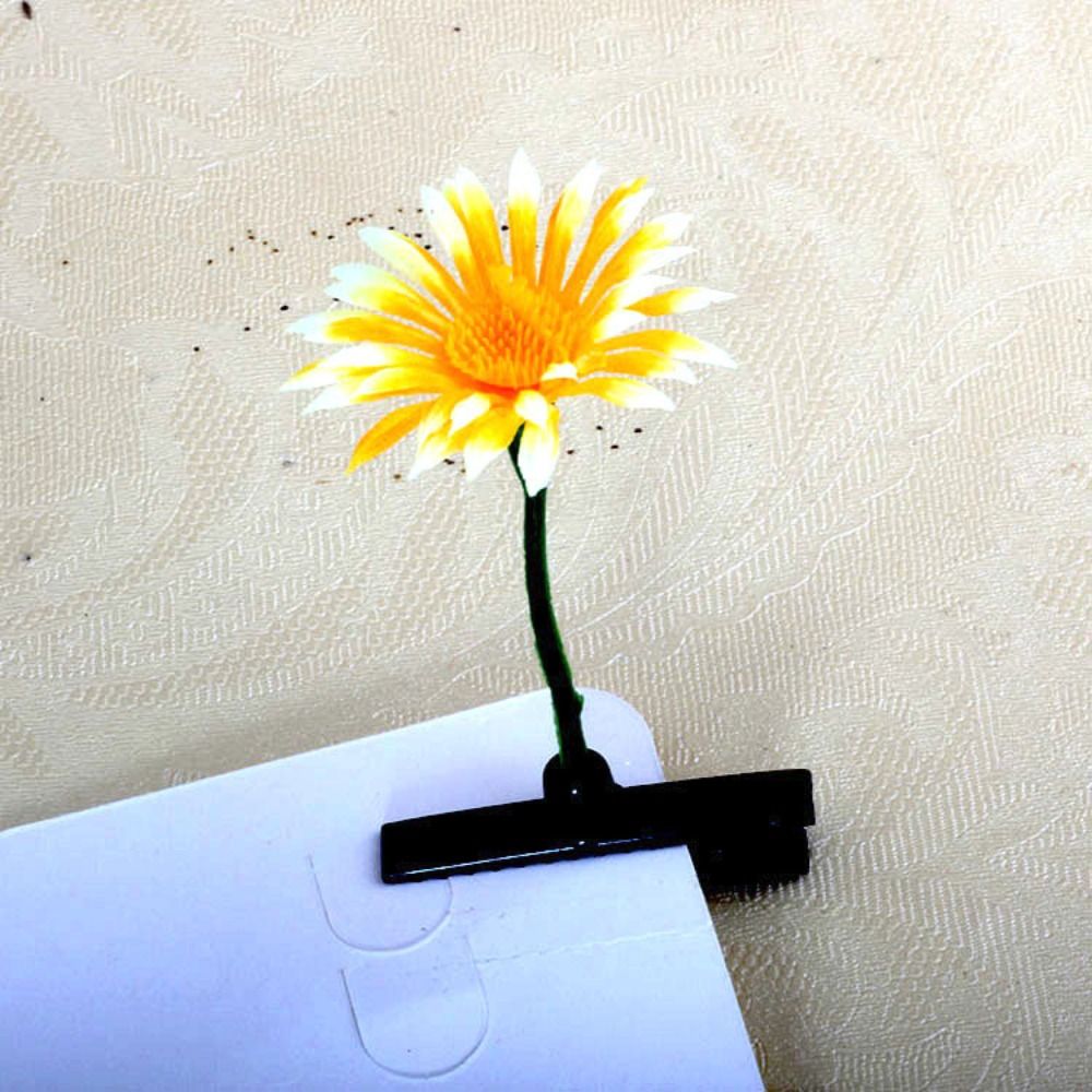 1Pair Simulation Bean Sprout Hair Clip Cherry Butterfly Flower Plant Hairpins Hair Accessories Funny Cartoon Duckbill Clips