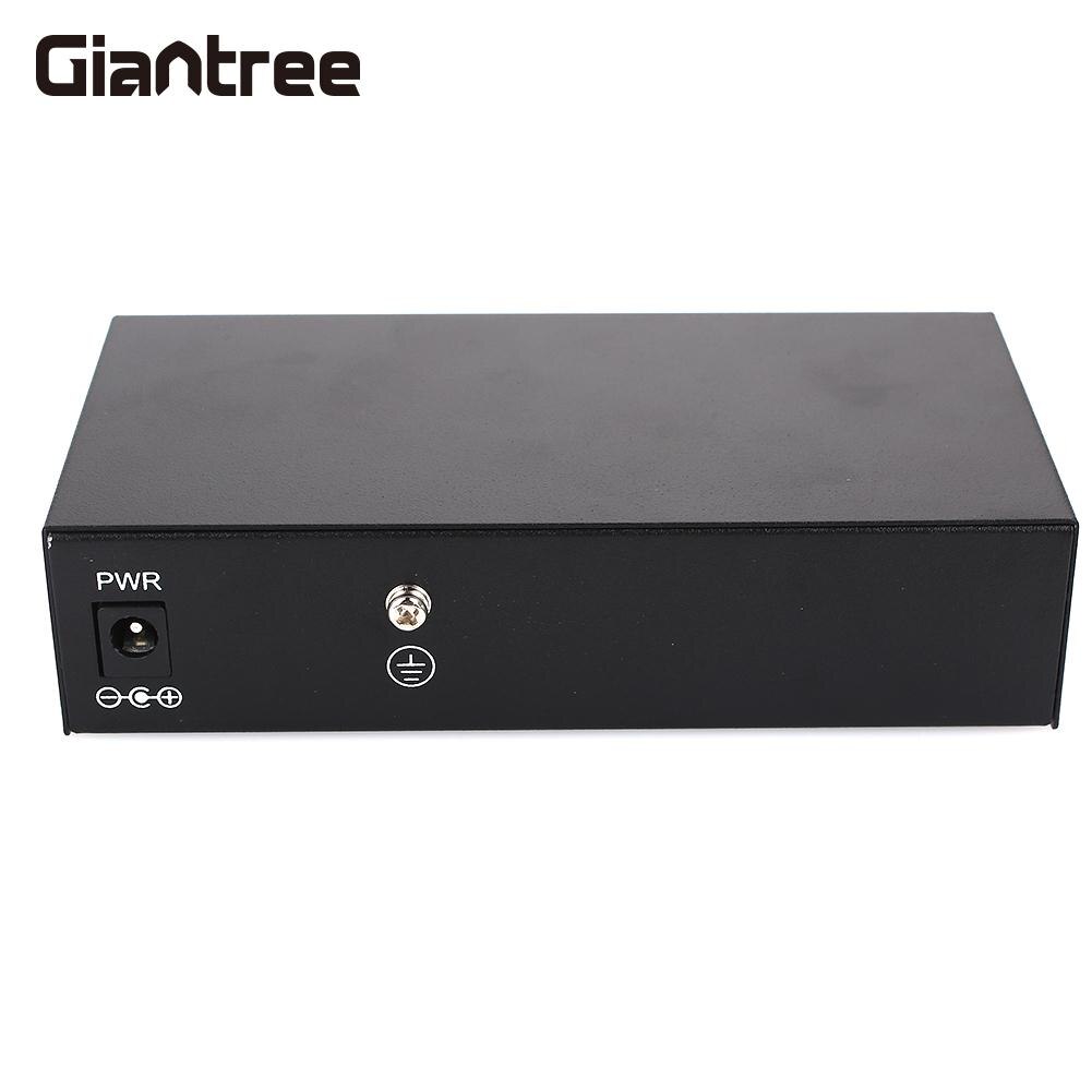 POE Ethernet Switch 4 PoE Injector Poe Camera Universal Switch 10/100 Mbps Home Network Switches Router 4+2 Ports