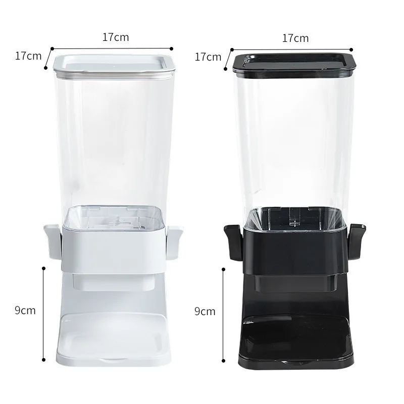 Kjøkkenoppbevaring frokostblanding maskin forseglet krukke korn tørr frukt snacksbeholder plastmateriale hjem organisering bin beholder