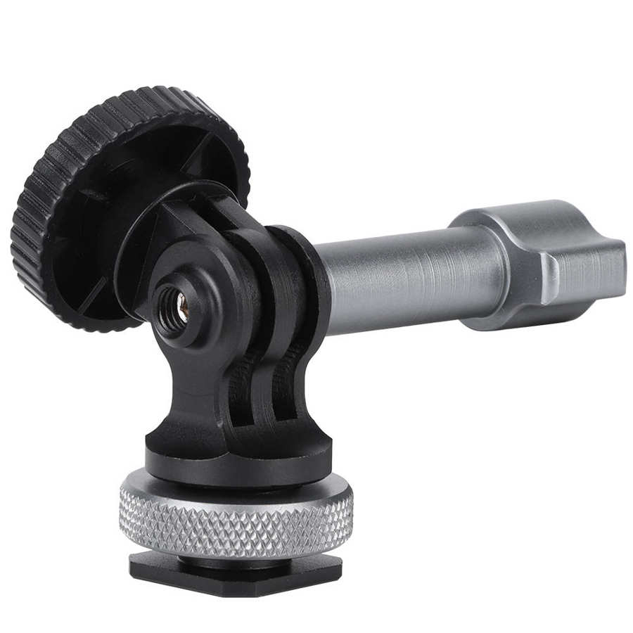 Appareil photo photographie chaussure chaude à 1/4IN vis adaptateur Base 180 degrés mouvement Expansion support chaussures chaudes support adaptateur Base