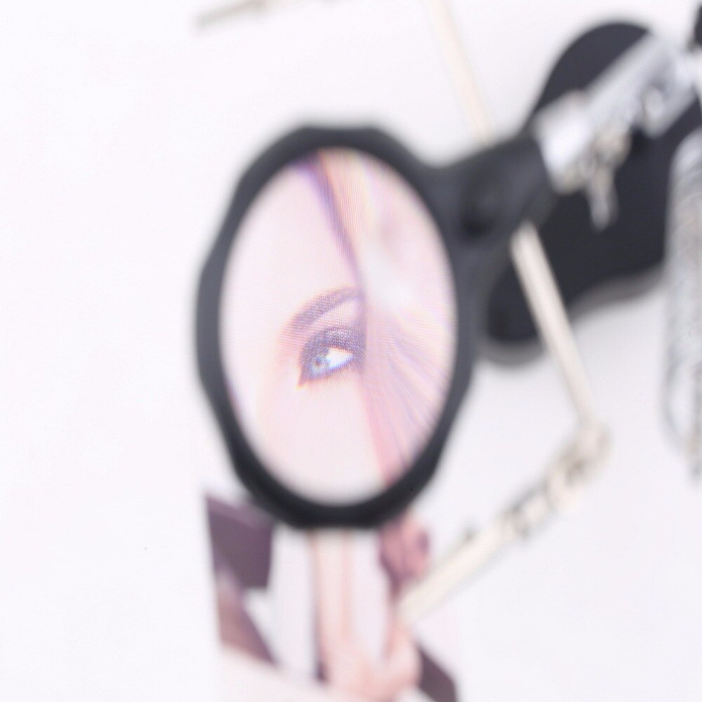 3.5x&12X 3rd Third Hand Soldering Iron Stand Helping Clamp Vise Clip Tool Magnifying Glass Educational Equipment