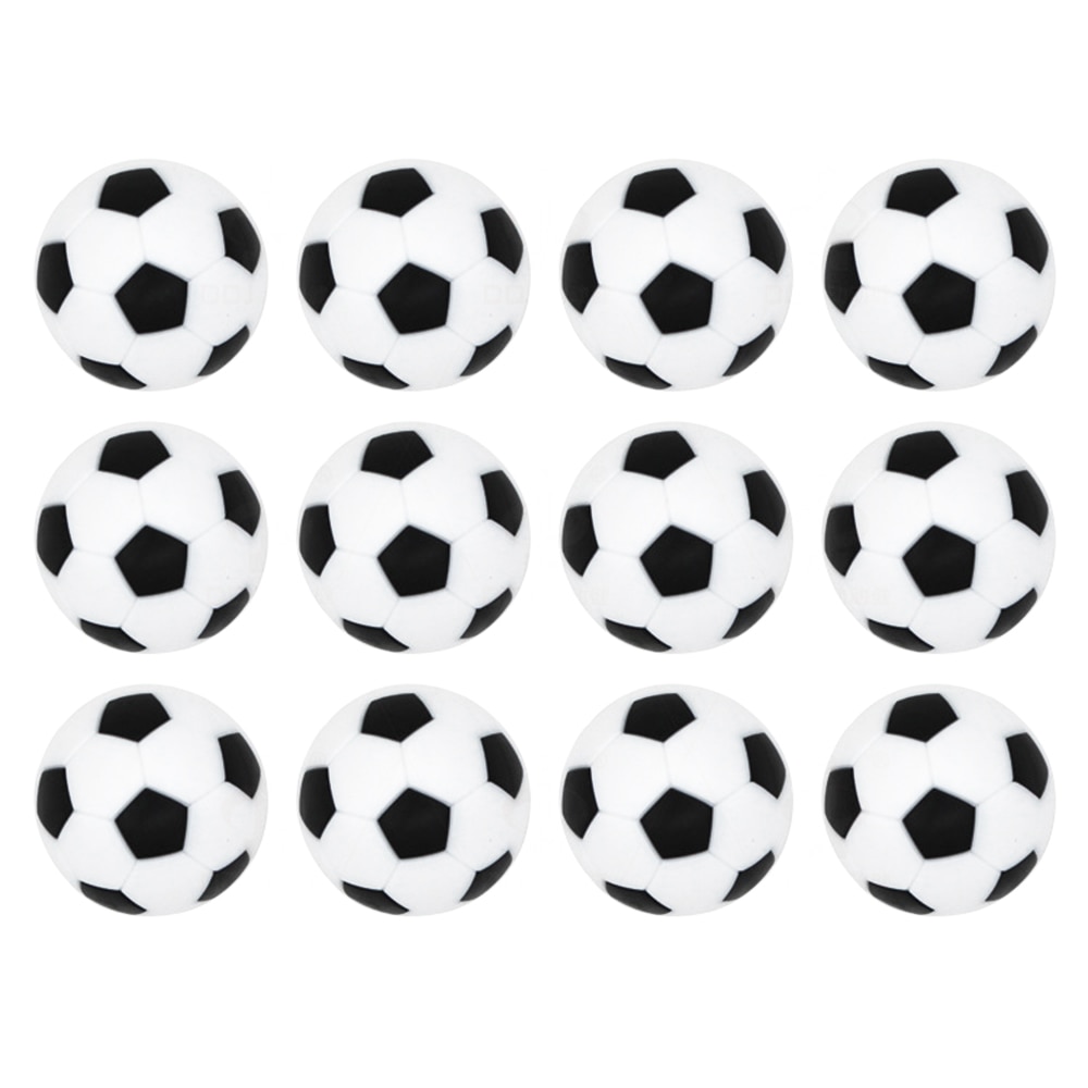 12 pièces Mini 36mm ABS Foosball accessoires Football de Table 36mm balles de Kicker 24 g/pc durable drôle divertissement familial