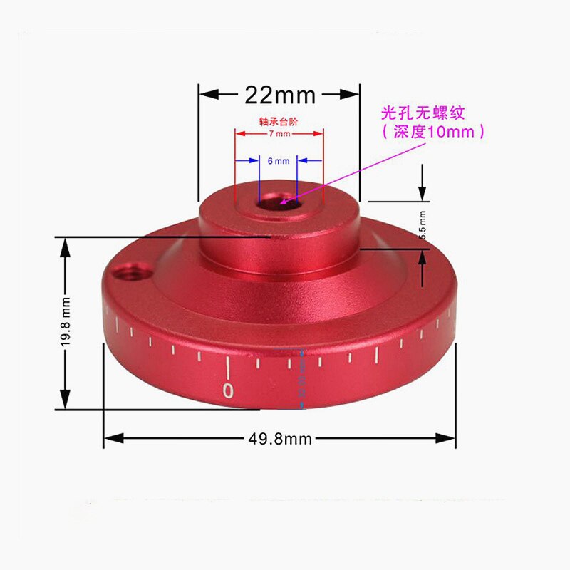Manual DIY lathe handwheel machine tools Aluminium alloy hand wheel slide table buddhabeads machine tailstock