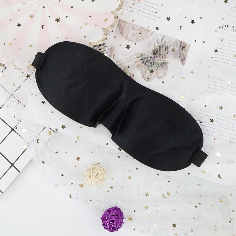 Multi-Function Business Travel Neck Pillow & Eye Mask Storage Bag with Handle Eye Patch Portable Eye Massager Sleep Mask: another black