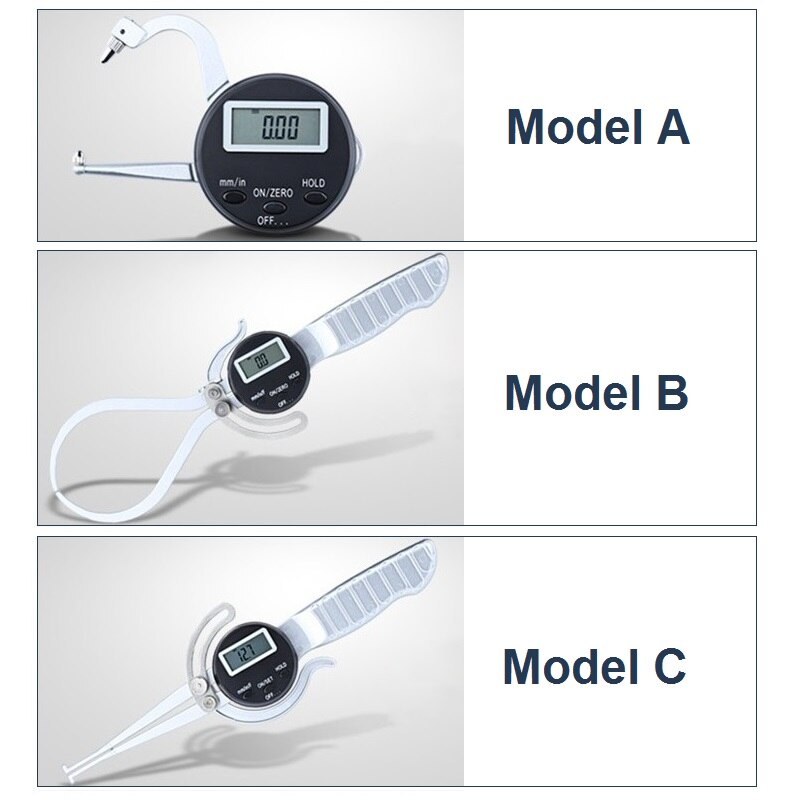 High Precision Thickness Gauge Data Hold Digital Calipers Measuring Lens Bark Jewelry Thickness Outer Inner Diameter Tools