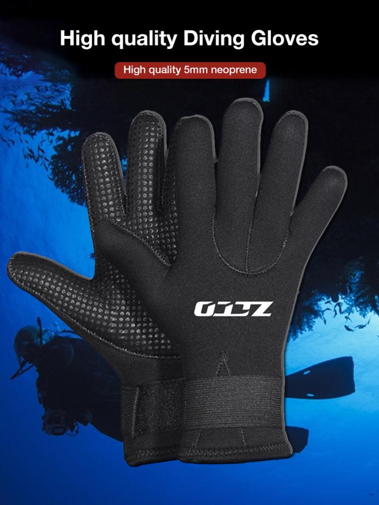 5mm neopreen duikhandschoenen slijtvaste speervissersduik snorkel wanten antislip boot surf handschoenen