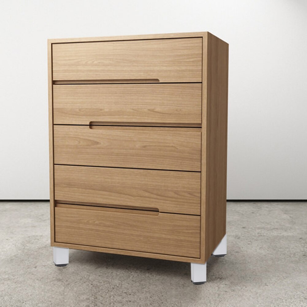 1 stk møbel fødder ben justerbart skab sofa ben 50/60/80/100mm aluminiumsskab sofabord beskytter fod