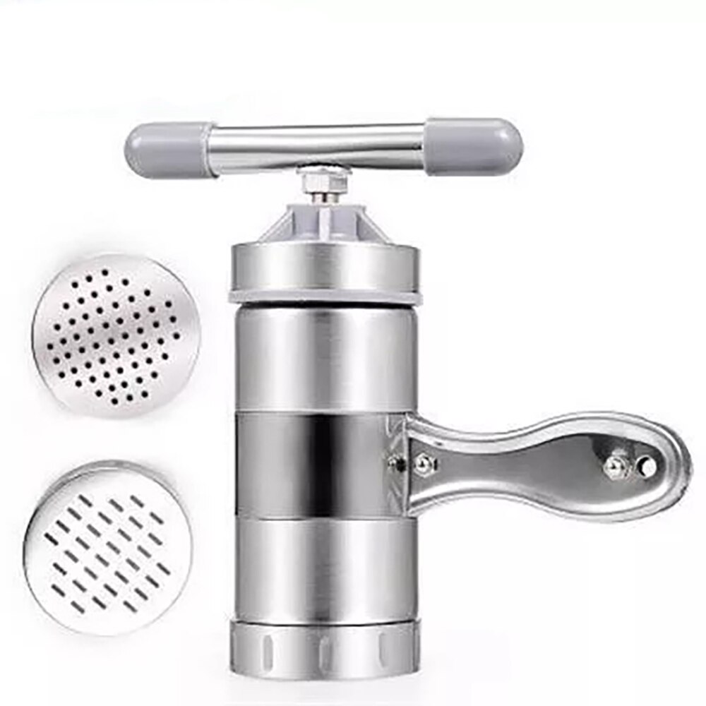 Pasta machine Maker Noodles cutter Food processor Housewares for kitchen Manual noodle cutter Household Stainless Steel noodle: 2 mold