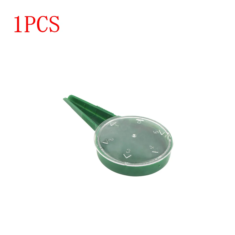 1-10PCS Plant Seed Sower 5 File Adjustable Planter Multifunctional Handheld Gardening Planter Sower Garden Planting Sowing Tool: Brown