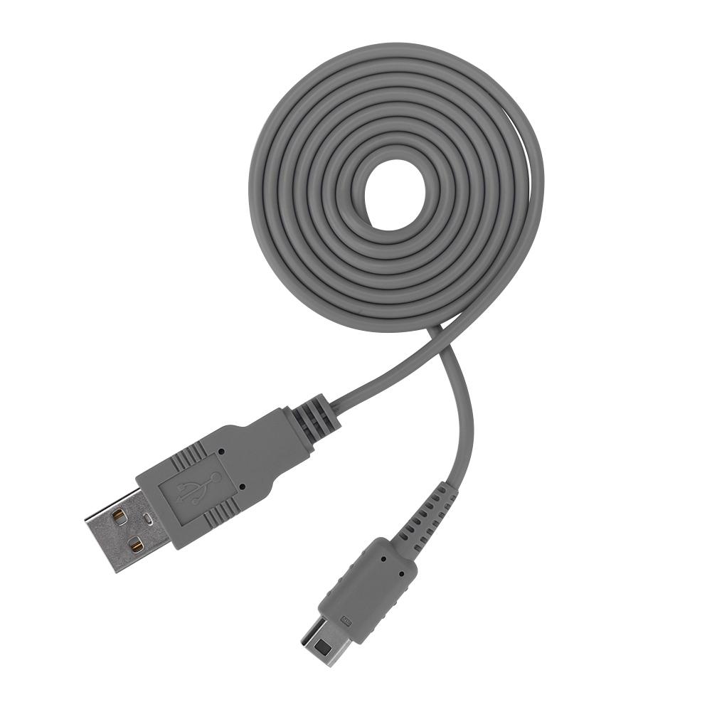 Cable de datos para Nintendo Wii U, de 1M cargador USB, fuente de alimentación, Cable de carga para mando de juego, Gamepad, carga desde portátil