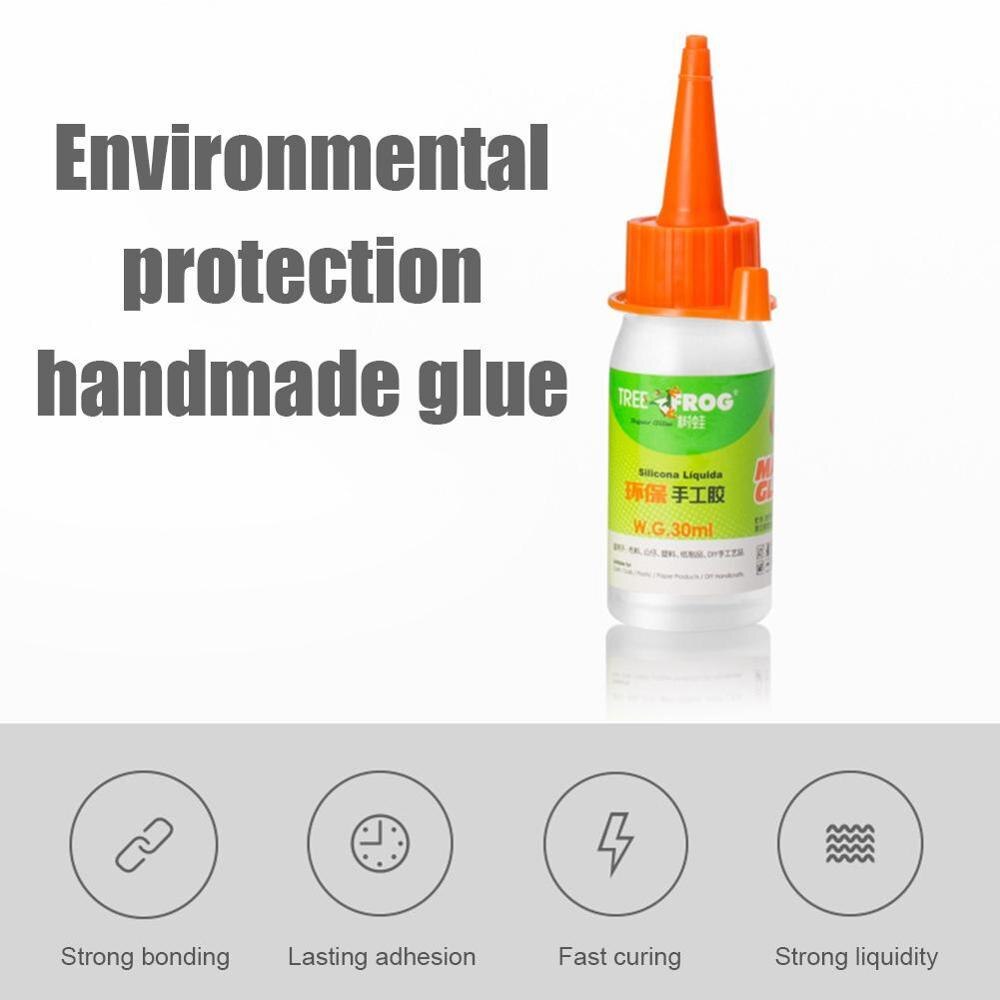 30/100ml Liquid Glue Alcohol Adhesives Textile Adhesives Office Stationery School Supplies A9J2