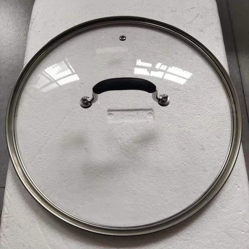 32cm ångfria non-stick wokpannor 304 stekpanna i rostfritt stål med glaslock hushålls-obelagrad wok-spis gaslämplig: Gul