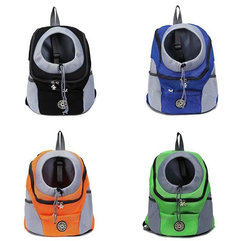 Comfortabele Kleine Hond Rugzak Reizen Ademend Mesh Puppy Hond Draagtas Duurzaam Gewatteerde Schouder Pet Cat Carrier