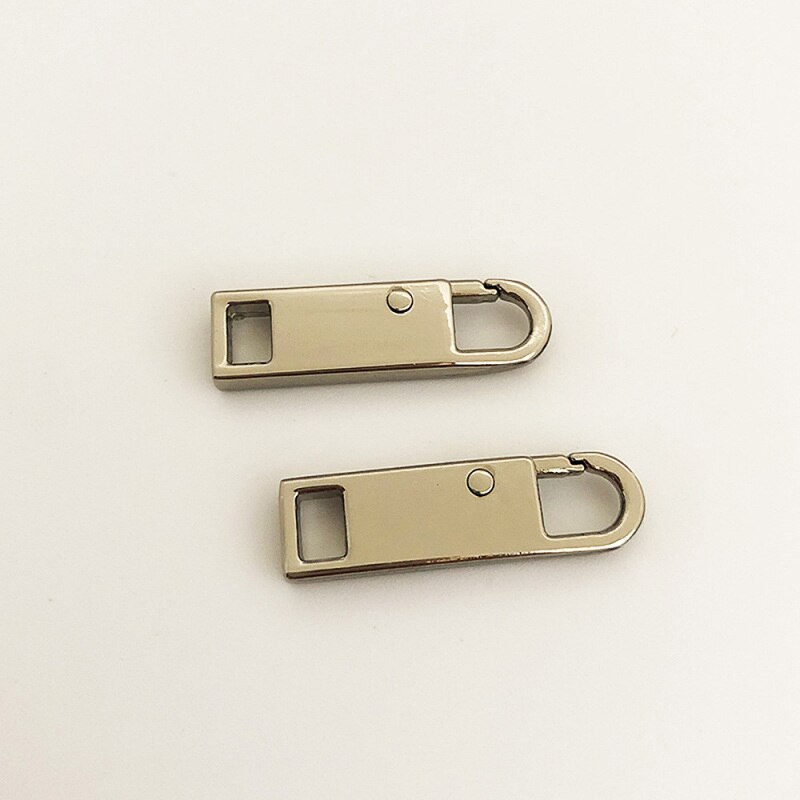 2PCS/lot Metal Zipper Pull Zip Head For Zipper Slider Repair Kits DIY Sewing Craft Accessories Bags Garment Zipper Supplies: 4