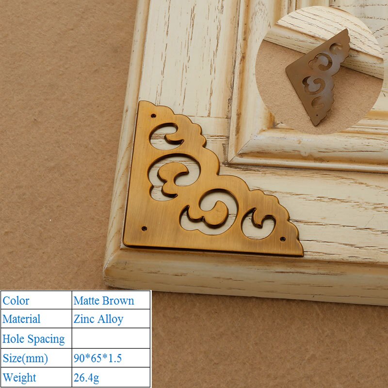 Manija clásica Marrón mate para armario, tirador chino antiguo para puerta de dormitorio, pomos decorativos para muebles, puertas interiores: 6157