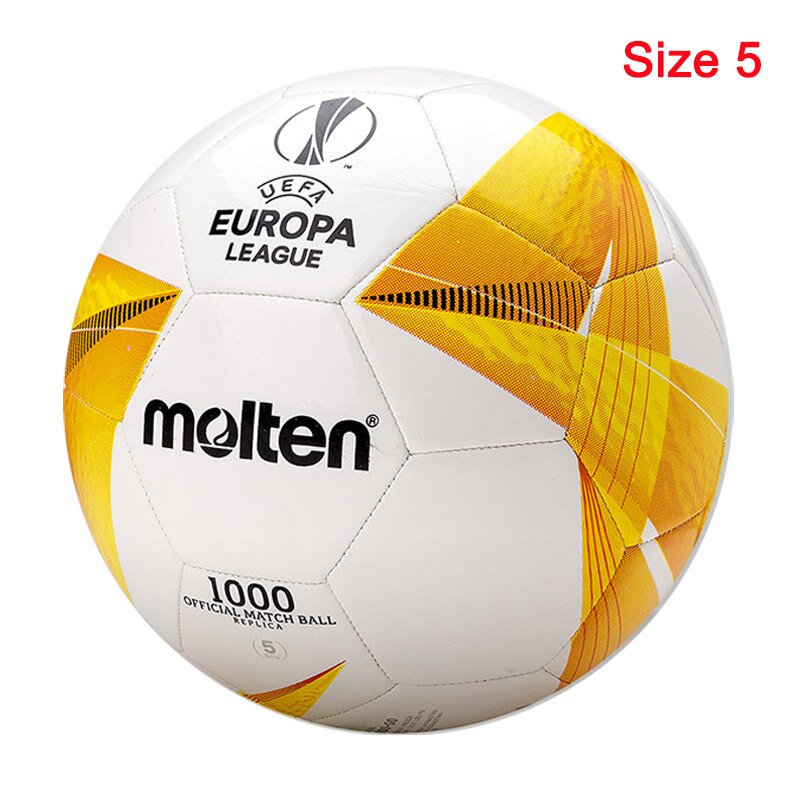 Molten Soccer Ball Original Official Size 4 Size 5 Team Sports Training Match Football League Balls futbol bola: F5U1000-G0 Size 5