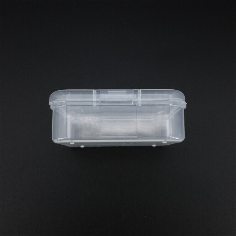 Cajas de plástico pequeñas para pesca, caja de almacenamiento para señuelos, anzuelos, 10 unids/lote
