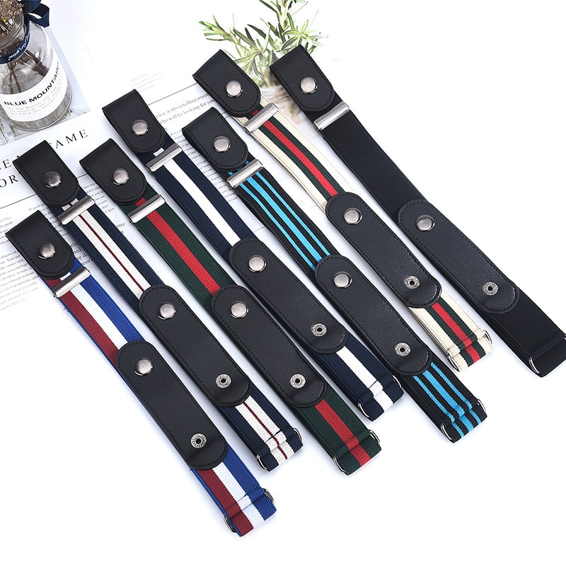 Hi-Tie Easy Belt Without Buckle free Belts For Women Female waist Elastic stretch Jeans hidden Invisible