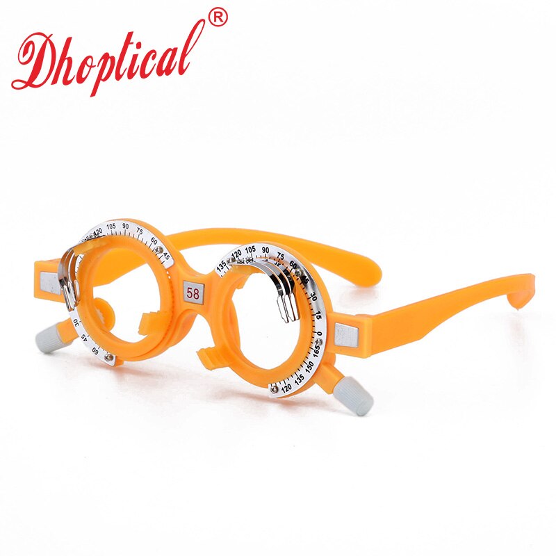 trial frame set ,colorful trial frame 52mm~70mm pc material for glasses shop and optical hospital by dhoptical