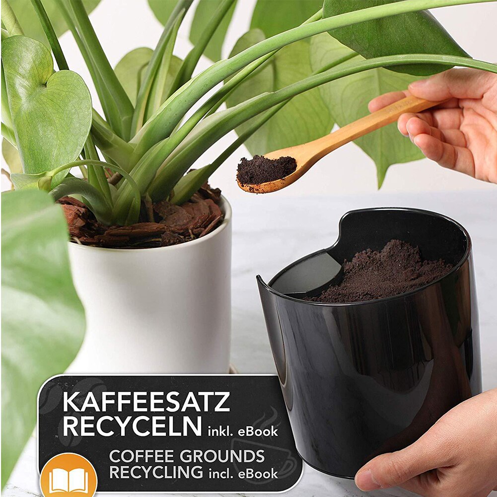 Dump Bin Household ABS Machine Knock Box Barista Recycling Easy Clean Shock Absorbent Deep Coffee Grind Waste Storage