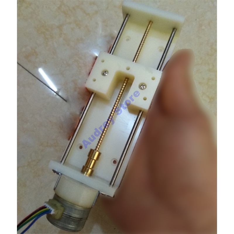 Y27-100c linear sliding table motor 5-12V 500mA-2A 2 phase 4 wire deceleration screw stepper motor