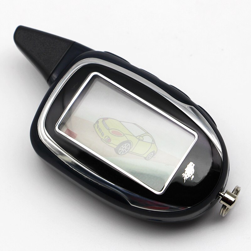 LCD Afstandsbediening Sleutelhanger Voor Russische Two Way Auto Alarm Systeem Scher khan M7 Scher-Khan Magicar 7 Sleutel ketting Fob