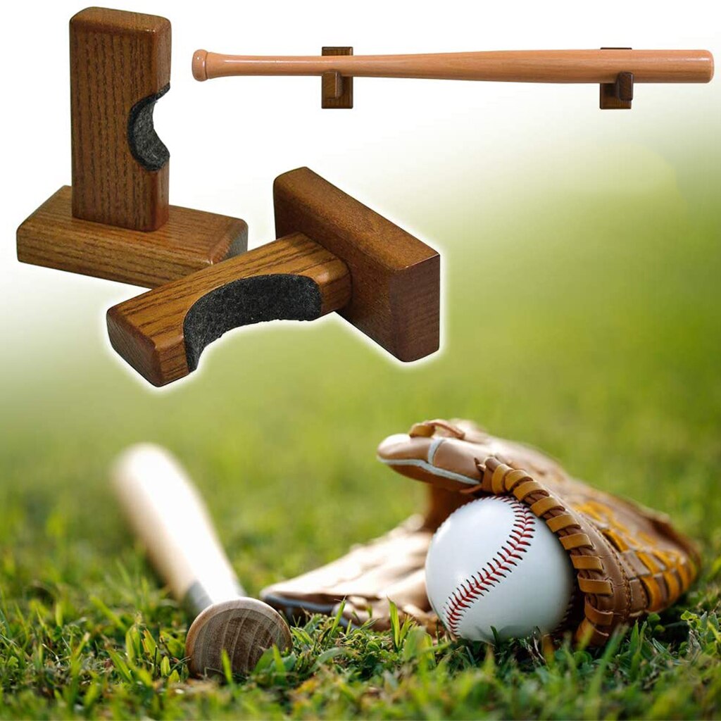 Bate de béisbol pantalla Rack colgador Rounders de Hockey Stick soporte
