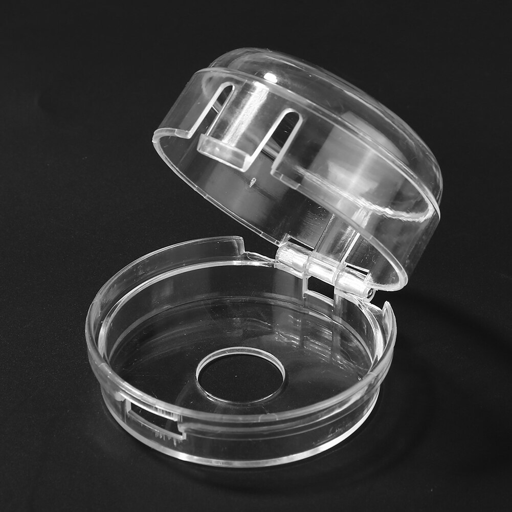 1/4PCS Transparent Gas Stove Switch Cover Household Kitchen Switch Protective Covers Microwave Oven Button Sleeve Safety Covers: 1PCS