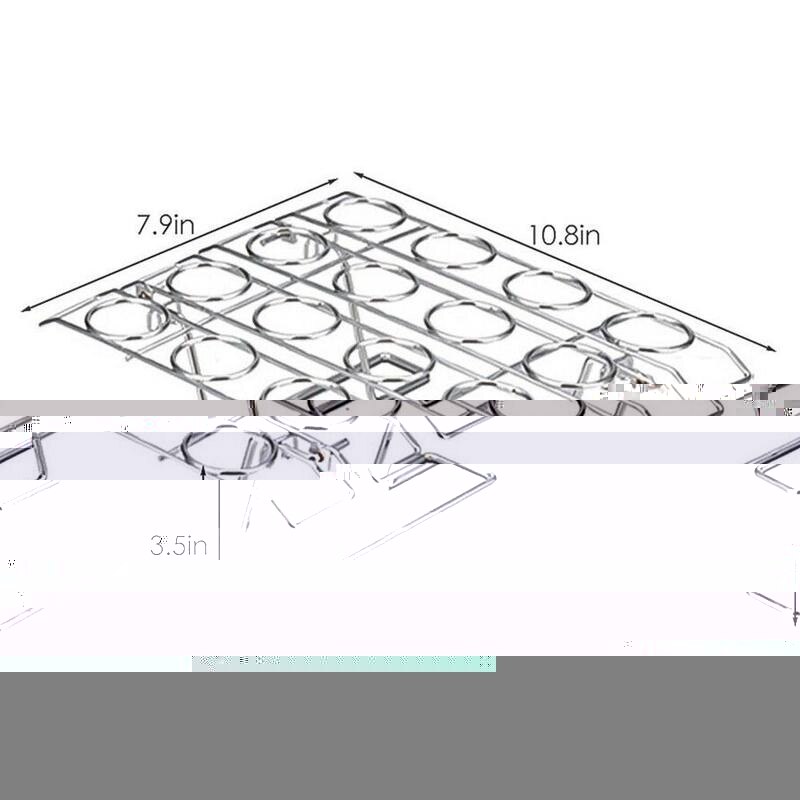 DIY Ice Cream Cone Holder Steel Ice Cream Cone Display Stand Holder Cupcake Cone Tray Baking Rack Rack Cake Cooling M0R3