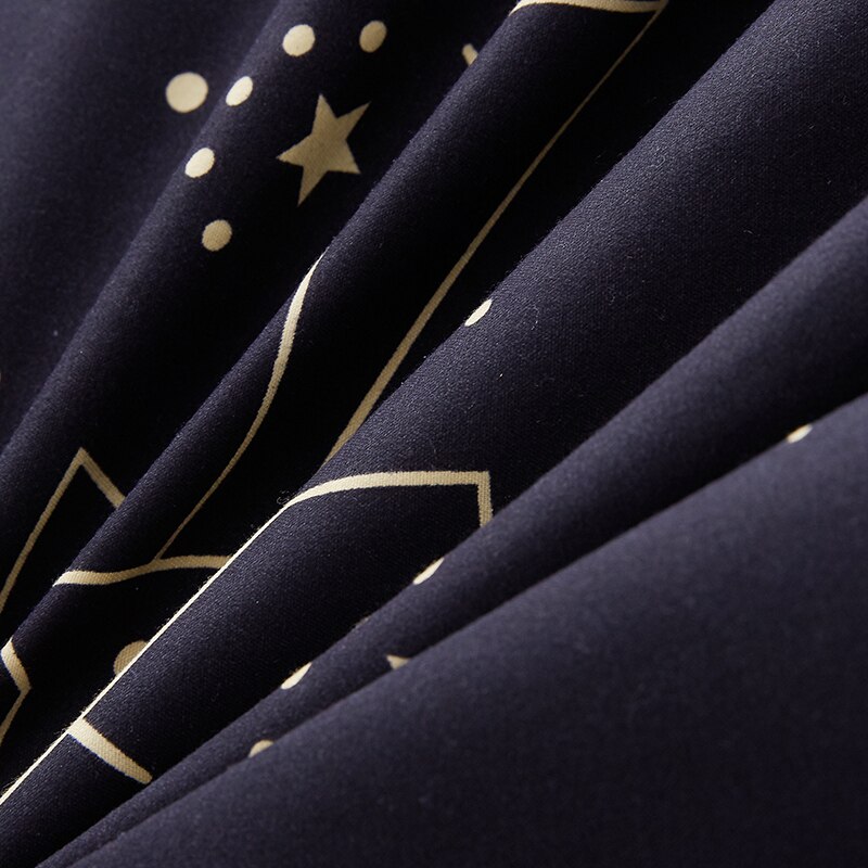 Constellation-ensemble de literie moderne | Housse de couette, housse de lit, drap plat, étuis d'oreiller, ensemble de lin