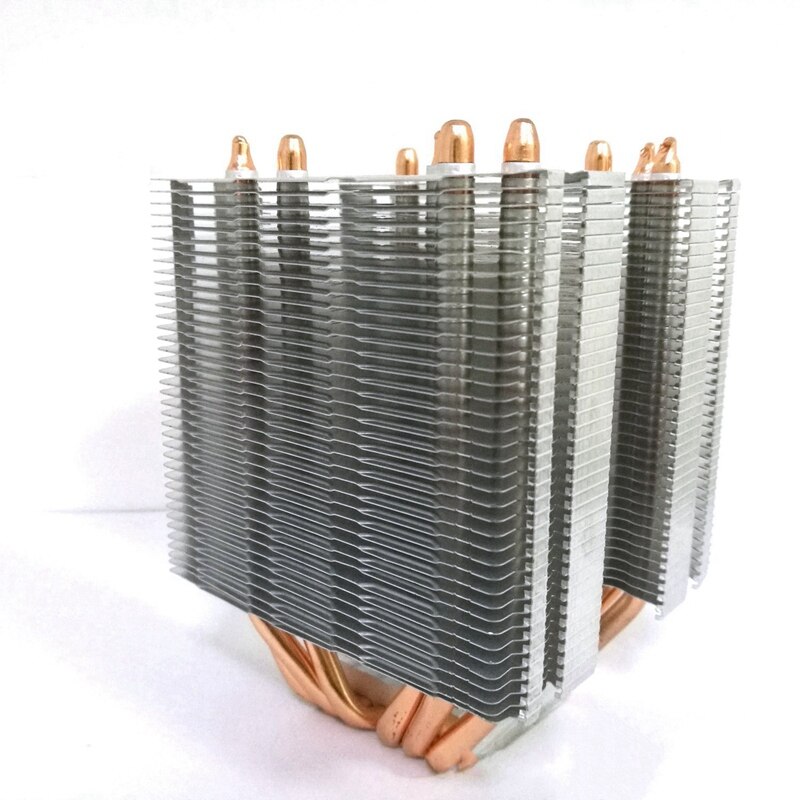 6 Heatpipe Cpu Kühler Kein Lüfter Cpu Kühlkörper Fanless Kühlung Kühler Für Intel 775/1150/1155/ 1156/1366 für Amd Alle
