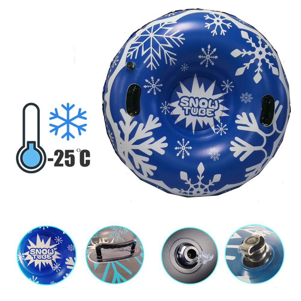 47 In Opblaasbare Ski Ring Slee Blauw Verdikte Koude Slip Opblaasbare Sneeuw Slee Skiën Leveringen Voor Outdoor Winter Speelgoed