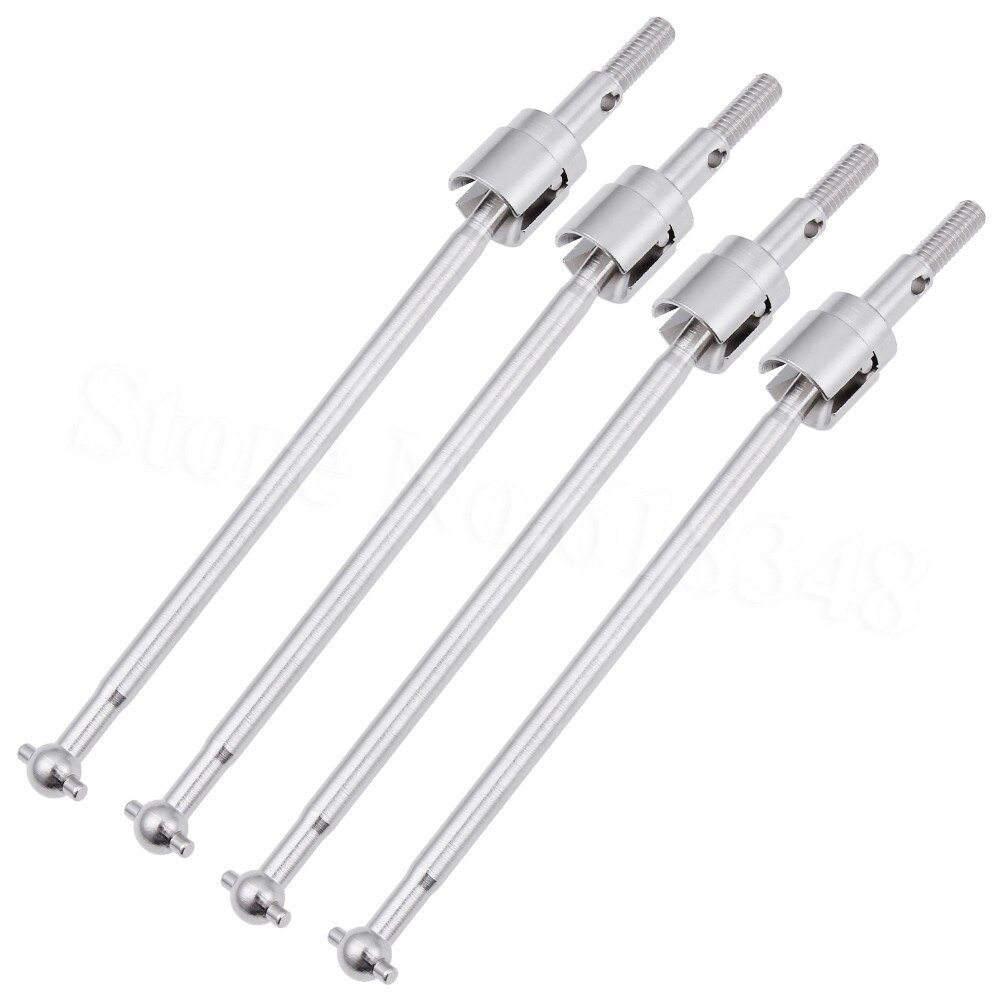 8 stk stål metall drivaksel 89.5mm hundeben 08029 & akseltapp 02033 for rc redcat vulkan epx hsp 1/10 brontosaurus 94111: Flis