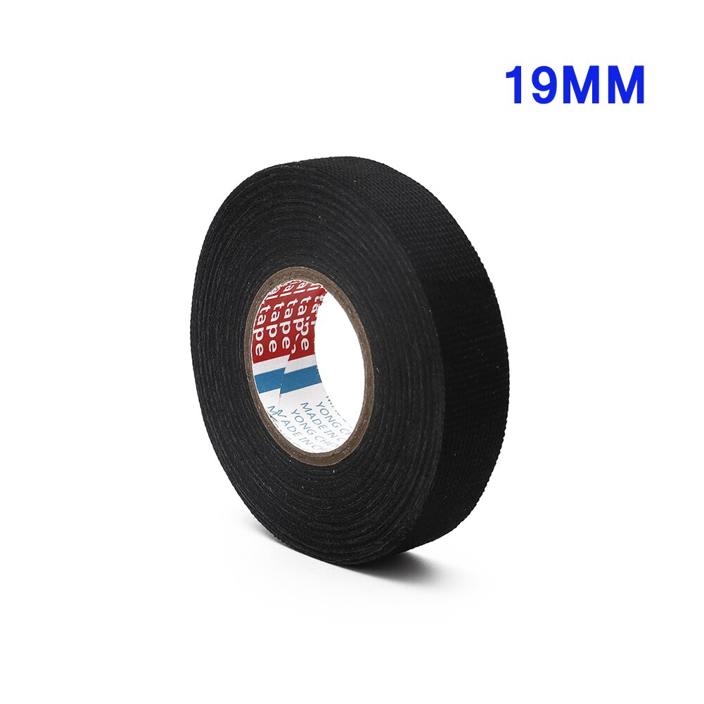 Cinta ignífuga resistente al calor para coche, arnés de cableado de 15M, adhesivo de tela, protector de telar, cintas ignífugas: 19 MM
