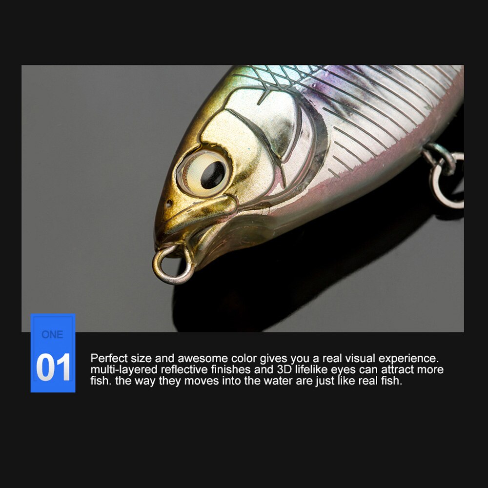 BOTE 70mm 85mm Whopper Plopper Schwimm Rotierenden Schwanz Künstliche Harten Köder Angeln Lockt 5,8g 10,5g Harte köder Bass Lockt
