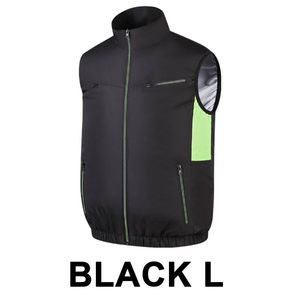 Koelvest Ijsventilator Vest Hittebestendige Airconditioner Kleding 3 Versnellingen Ademende Draagbare Koelventilator Vest Voor Kamperen Wandelen: Rood