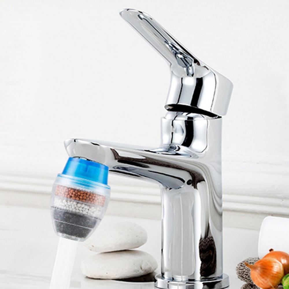 Universal Kitchen Faucet Filter Portable Tap Water Purifier Home Activated Carbon Multilayer Water Filter
