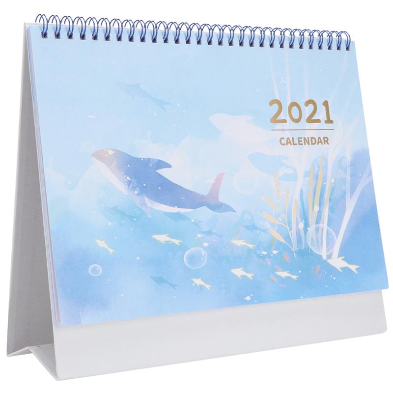 1 Set Bureau Kalender Kalender Tafelblad Kalender Creatieve Kalender Notepad