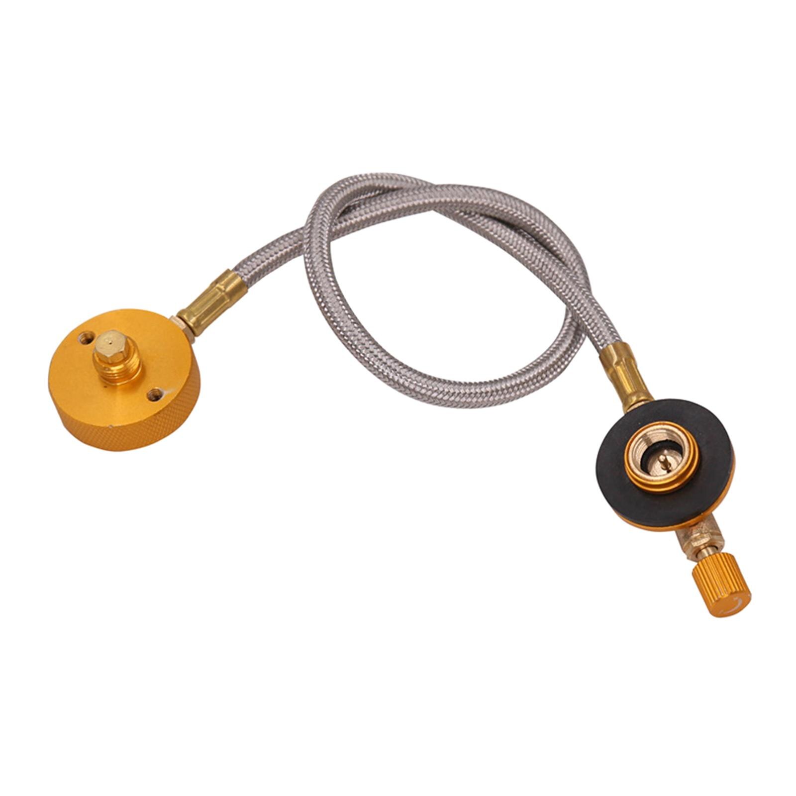 Propane Adapter Hose Valve,Air Nozzle Converter Camping Garden BBQ Grill Backpack Stove Cylinder Fitting Pipe Connection: Valve Hose Nozzle