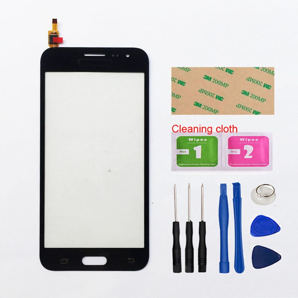 Panel de pantalla de 5,0 &quot;para Samsung Galaxy J3 J320 J320F J320H J320M J320FN, Sensor digitalizador de pantalla táctil, Panel de lente de vidrio táctil: Black Tools